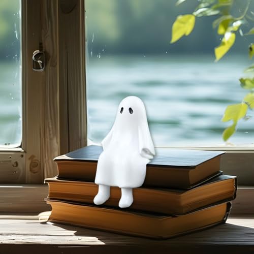 Figurita decorativa fantasma para jardín y macetas miniatura 3