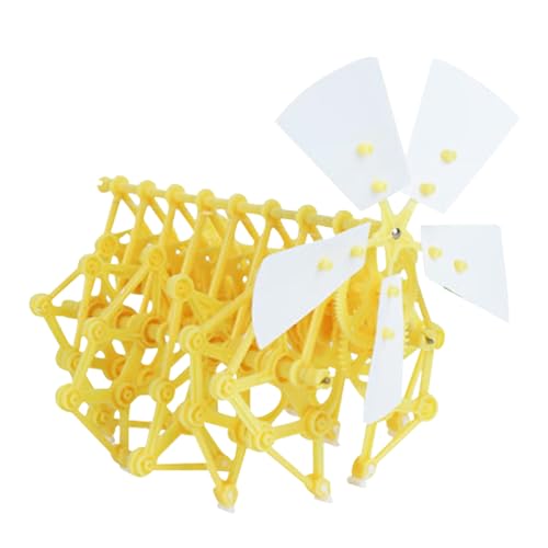 VICASKY Puzzle Éducatif Mécanique Éolien Jouet Assemblage Plastique pour Garçon Fille De Ans Développement Moteur Et Créativité Jeu Éducatif Pratique
