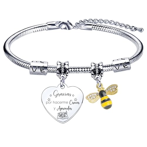 LKJHGF Pulsera Maestro Regalo Maestro Pulseras Maestro Gracias Maestro por el...