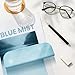 ZENO Silicone Pencil Case – Aesthetic Pencil Pouch for Women & Teens – Cute Pen Case, Blue Makeup Bag, Travel Pouch, Small Stationary Organizer, Pencil Box – Blue Mist