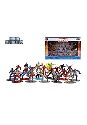 Marvel 1.65″ Die-cast Metal Collectible Figures 20-Pack Wave 1, Toys for Kids and Adults