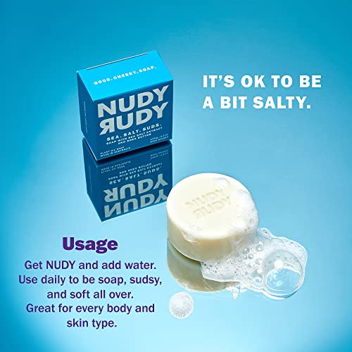 Nudy Rudy Natural Bar Soap | 6 Pack Assorted Organic Shea Butter Soap Bars | Moisturizing Body Soap Bars For Men & Women | No Harsh Chemicals | Sensitive Skin | Life Pro Tip Bundle | Bulk Soap | 4.2 Oz #TOP2
