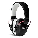 [EZARC] 静かな世界へ 防音イヤーマフ キッズ 遮音値 SNR27dB 3-10歳 折り畳み式 軽量 子供 学生用 勉強・聴覚過敏・ライブ 騒音対策 （ブラック）