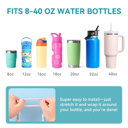 Image of Water Bottle Handle Strap Compatible with Owala & Stanley Cups