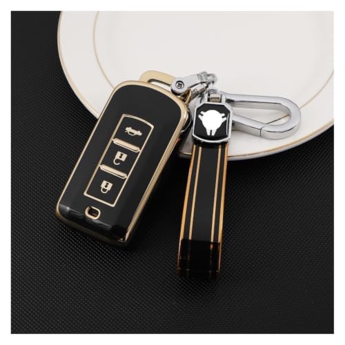 Funda para llave para Lancer y Outlander con acabado elegante gris 7