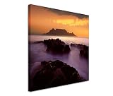 Bestforhome GmbH WTD Table Mountain avec Nuages en Afrique du Sud, 60x60cm