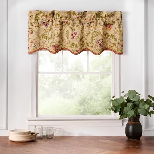 Image of Waverly Imperial Dress Valance - Antique Design - 80 inch X 18 inch