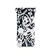 HUSSRITY Eyeglasses Case Monster Graffiti Sunglasses Pouch Soft PU Leather Squeeze Top Eyeglass Holder Portable Glasses Case For Women Men