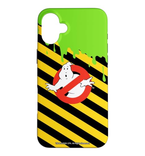Ghostbusters No Ghost Logo with Dripping Slime 80's Movie Case for iPhone 16 Plus