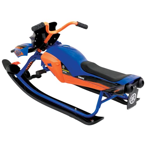 Yamaha Viper Kids Snow Bike Sled - Winter Bike For Children, Rubber Handle Steering, Dual Foot Brakes, Adjustable Seat, Rider Comfort, Light Weight, Front Mount Tow System, Winter Season #TOP2