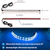 Botepon Boat Lights for Night Fishing, Adhesive Install Boat Deck Light, Interior Light, Flood and Spreader Lights for Pontoon Boats Bass Boats Kayak Blue