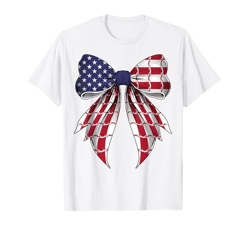Jugador de golf, golfista, 4 de julio, bandera estadounidense de Estados Unidos Camiseta