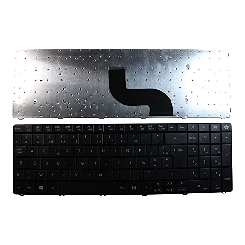 Teclado Gateway NE56R16U francés con pulsación suave Power4Laptops negro