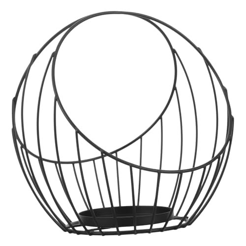 DIYEAH Robuste En Métal Avec Poignée Panier De Rangement En Fil De Fer Pour Journaux Organiseur
