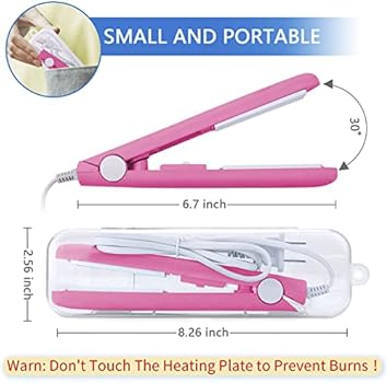 flat iron to seal mylar bags