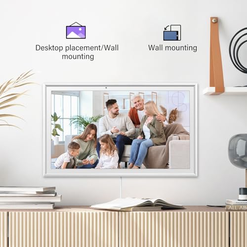 RROSKY WiFi Digital Calendar Smart Family Planner,Chore Charts, Achievement Rewards, AI Meal Planning, Smart Touchscreen Interactive Display for Schedules and Cloud Photo Desk Bases, Gifts for Women Men, Gifts for Mom Dad, 15.6'' White by RROSKY - Image 8