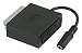 Produktbild Valueline VLVP31930B02 Adapter, Audio Stereo Scart männlich  Klinke weiblich Stereo 3,5 mm, 0,20 m, schwarz