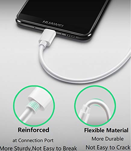 Super Charging Cable Replacement For Huawei P30 Pro 5A Supercharge Usb Type C Cable, 3.3Ft Super Fast Charge Type-C Cable For Huawei P20 Pro, Mate 20 Pro, Mate 10 Pro, P10 Plus, Mate 20 (White) #TOP5