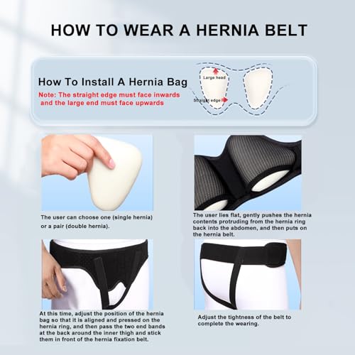 Faja para Hernia, Soporte Ajustable para Hernia Inguinal XL miniatura 7