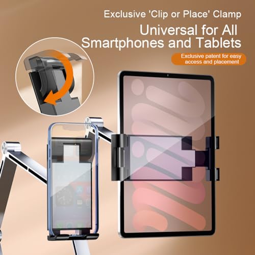 OHITEC Phone/Tablet Metal Holder Stand, Grey, CT9 by OHITEC - Used condition - Image 3