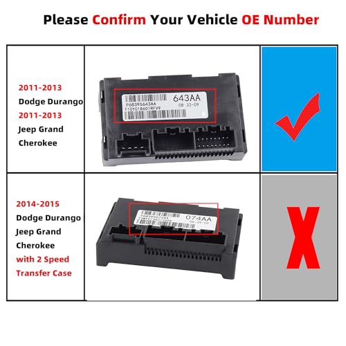 Dasbecan Transfer Case Control Module Replace 68395643AA 56029423AI by Dasbecan - Used condition - Image 3