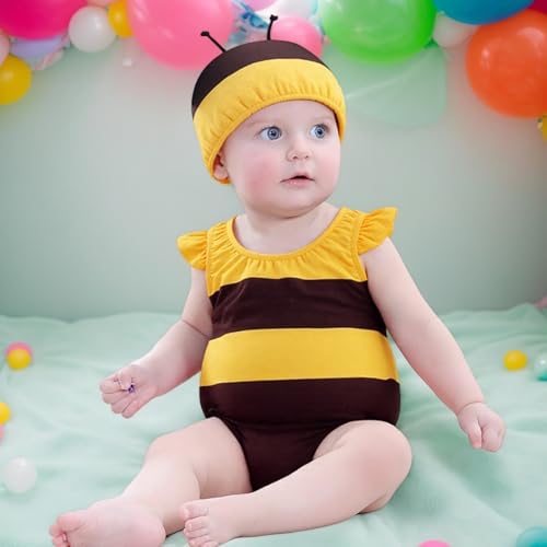Disfraz de abeja para bebé de algodón con gorro m 5