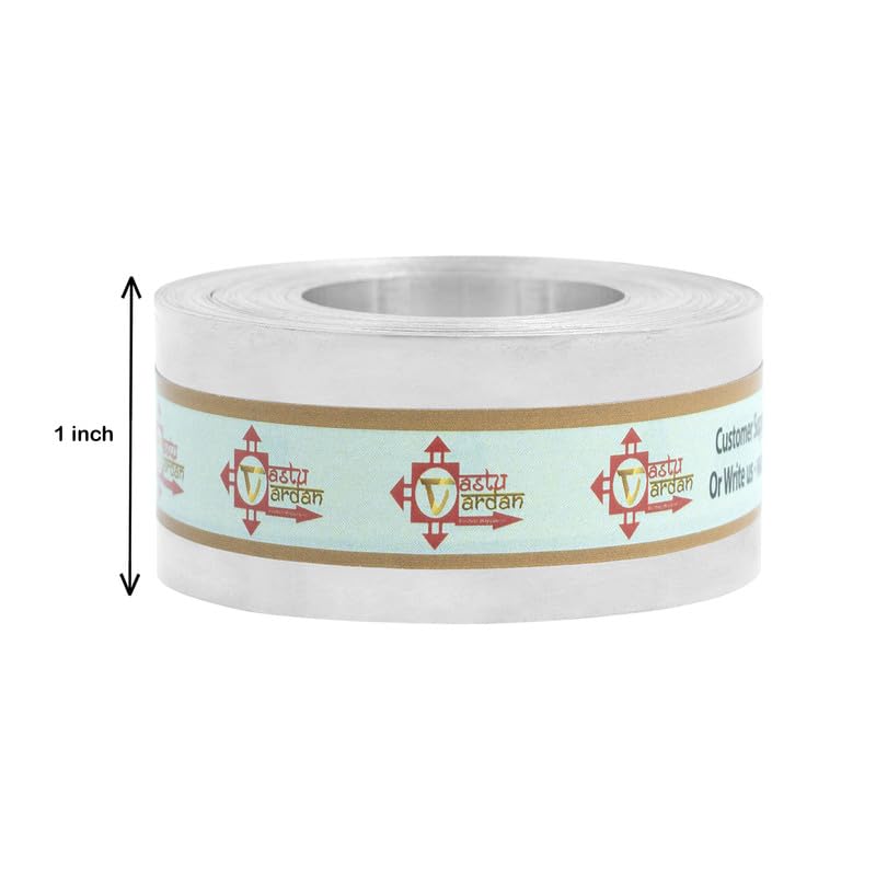 Image of Aluminium Strip | 1 INCH | Pack of 1 | Strip for Vastu Remedy | Width-25mm, Thickness-0.2mm, Length-100 Feet Approx | Vastu Steel Strip for Toilet Correction |
