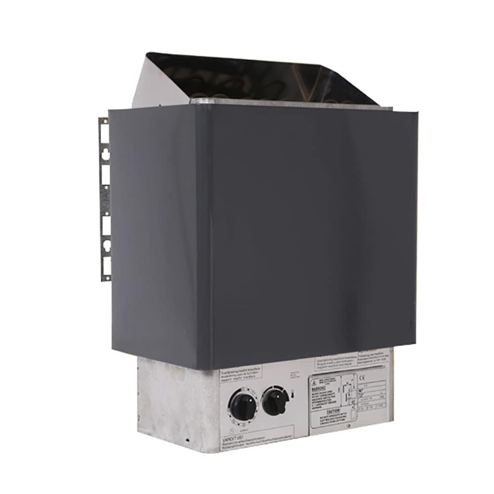 Poêle de Sauna électrique 6 KW 220 V - Poêle à Vapeur sèche avec contrôleur et minuterie intégrés pour Sauna Domestique, d'hôtel et Spa.