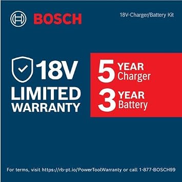Bosch GXS18V-30N18 18V Starter Kit with (1) CORE18V 8 Ah High Power Battery and (1) 18V 16 Amp Battery Turbo Charger