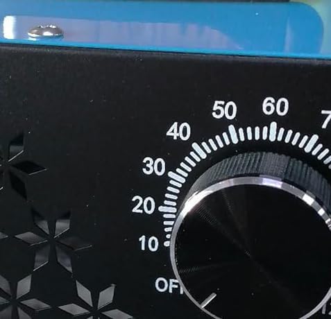 120,000mg/h 0zone Generator Machine with Temp/Humidity Display, Cobalt-blue