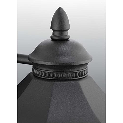 Progress Lighting Edition Collection 1-Light Water Glass Traditional Outdoor Large Wall Lantern Light Antique Bronze by Progress Lighting - Image 2