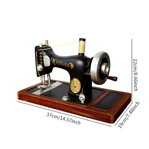 Figurine Machine à Coudre de Collection Déco Intérieure Style Rétro Vintage