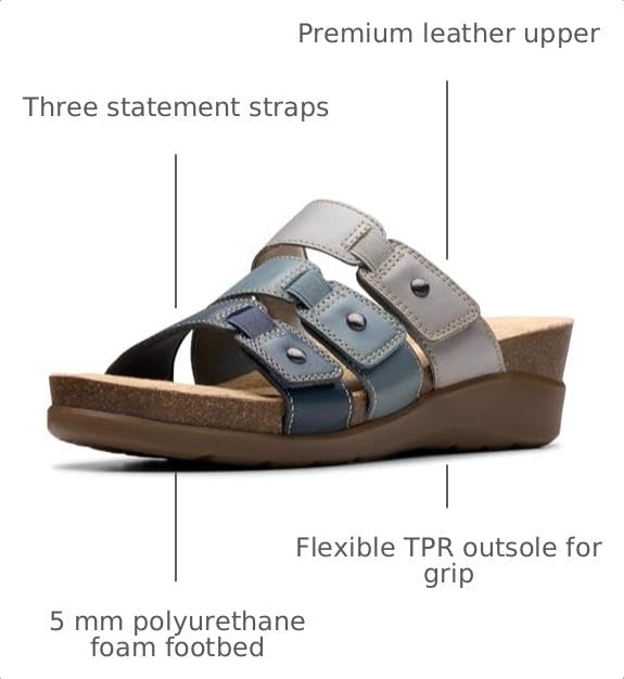 Image of Clarks womens Calenne Lily | Casual Sandals