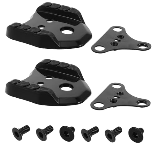 SUPVOX Bicycle Shoes Cleat Converter Pedal Adapter for Road Bike Clipless Pedals Extender Lock Plate Stabilizing Accessory Perfect for Cycling