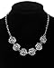 YAZILIND Jewelry Vintage Tibetan Sliver Ethnic Rose Collar Necklace Gift Idea