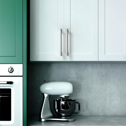 Asidrama 10 Pack 5 Inch Brushed Satin Nickel Kitchen Cabinet Handles — view 2