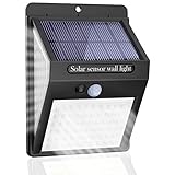 💡【3 Modos de Iluminación inteligente】: 1: La luz solar se encenderá automáticamente por la noche y se apagará automáticamente durante el día. 2: Cuando las personas se acercan a los 3-5 m, se encenderá automáticamente la luz tenue por la noche, y la luz brillante puede durar de 15 a 20 segundos. 3: Por la noche, cuando se detecta a alguien que pasa, la luz se enciende automáticamente; al salir del área de detección, la luz se apaga con un retraso de 15-20 segundos