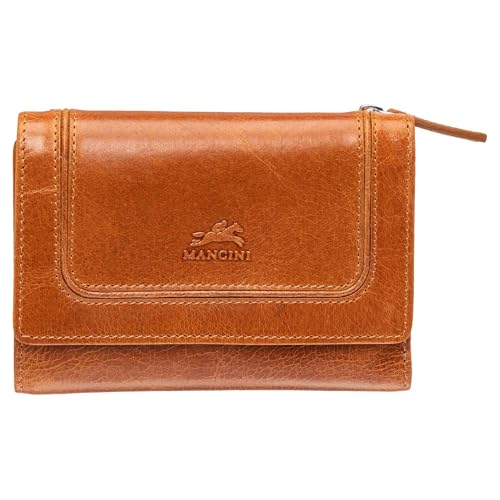 Mancini South Beach RFID Secure Medium Clutch Wallet, Tan, Tan, One_Size