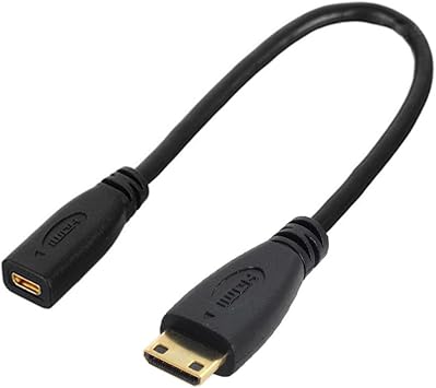 chenyang 7.87 Inch 4K Mini HDMI 1.4 Cable,Mini HDMI Male to Micro HDMI Female Cable for Raspberry Pi,Camera, Monitor