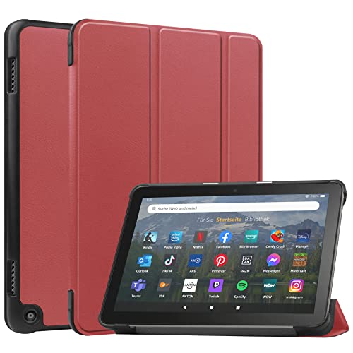 Fire HD 8 HD 8 2024/2022/2020 �P�[�X �X�^���h�@�\�t�� Fire HD 8 �J�o�[ �O�܌^ ���^ �y�� �����h�~ �X�^���h�J�o�[ �����}�O�l�b�g�J�� PU���U�[ All-New fire HD8 �^�u���b�g �X�}�[�g�P�[