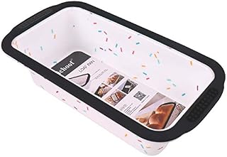 Silicone Loaf Pan with Reinforced Steel Frame Inside,Non-stick Loaf Mould for Homemade Baking