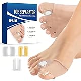 1 Paires Séparateurs d'orteils,Séparateurs pour orteils qui se chevauchent,Universels sépa...