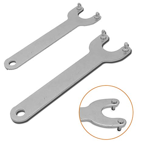 TopHomer Llave de brida recta para llave de amoladora angular, 2 unidades