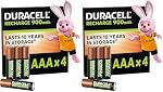 Duracell – Duracell Akku AAA, wiederaufladbare Batterien AAA, 4 Stück, 
