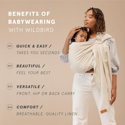 Wildbird F19BLSSPA74Z Ring Sling Baby Carrier thumb #2