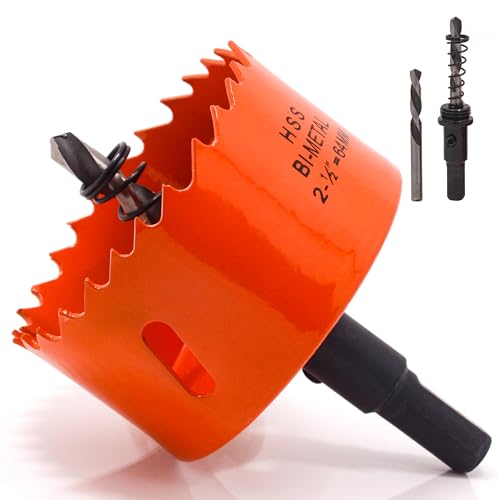 Koopi 2-1/2 Inch Hole Saw with Arbor