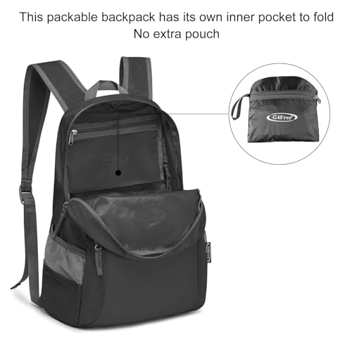 G4Free 20L Lightweight Packable Backpack Travel Hiking Daypack Foldable Backpack for Men Women by G4Free - Image 4