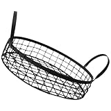 Panier en fil de fer pour la cuisine : assez grand pour y ranger des aliments tels que des fruits, des œufs, des légumes et autres, ce panier est multifonctionnel. panier à fruits