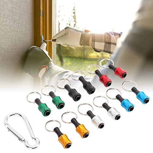 12 Pcs Hex Shank Chave de Fenda Suportes, Liga de Alumínio Portátil Barra de Extensão de Liberação R