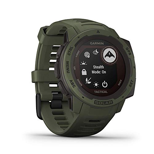 Garmin Instinct - wasserdichte GPS-Smartwatch mit Sport-/Fitnessfunktionen. Herzfrequenzmessung am Handgelenk, Fitness Tracker und Smartphone Benachrichtigungen. Viele Modelle zur Auswahl